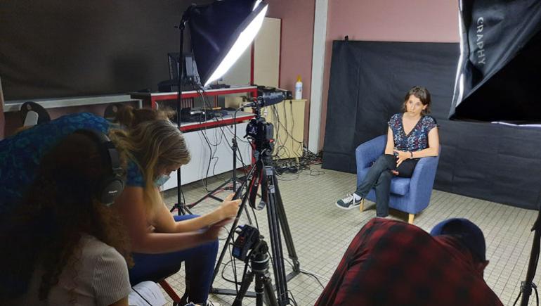 Lydie Marlin au Lycée d'Estournelles de Constant à La Flèche